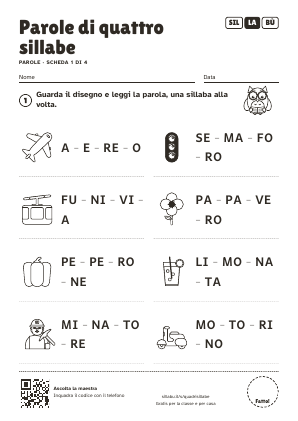 Anteprima del foglio 1 di 4