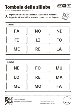 Anteprima del foglio 1